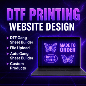 DTF Printing Website Design