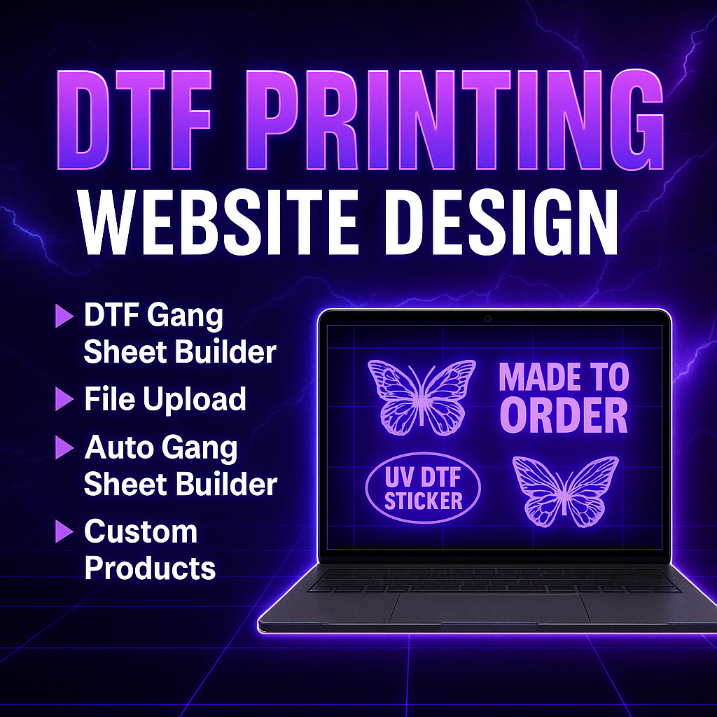 DTF Printing Website Design